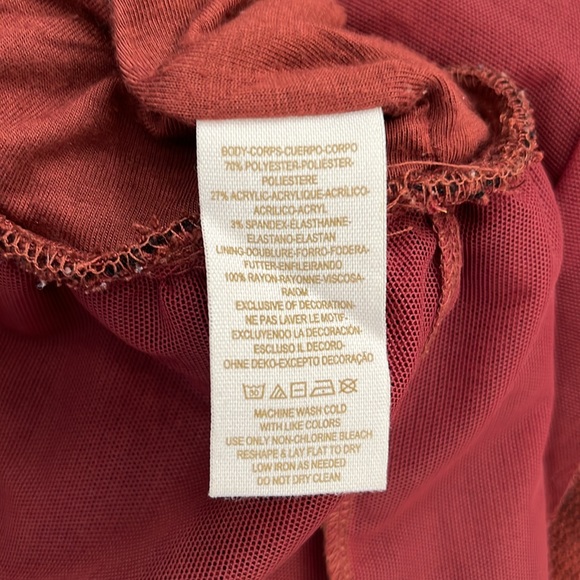 Free people mini dress rust and black - Picture 9 of 10